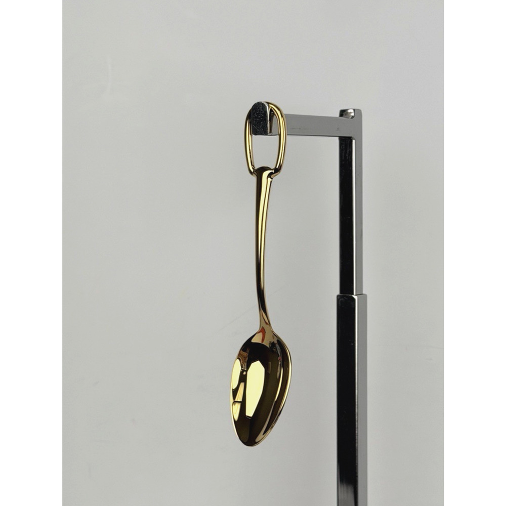 Hermes Grand Attelage Gold-Plated Dinner Spoon K1